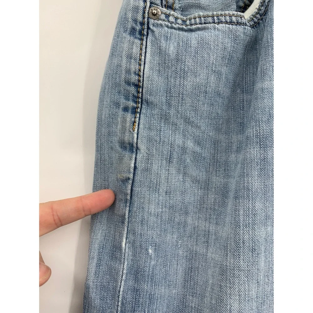 Levi's 569 Jeans Mens 36x34 Blue Loose Straight Light Wash Y2K Denim